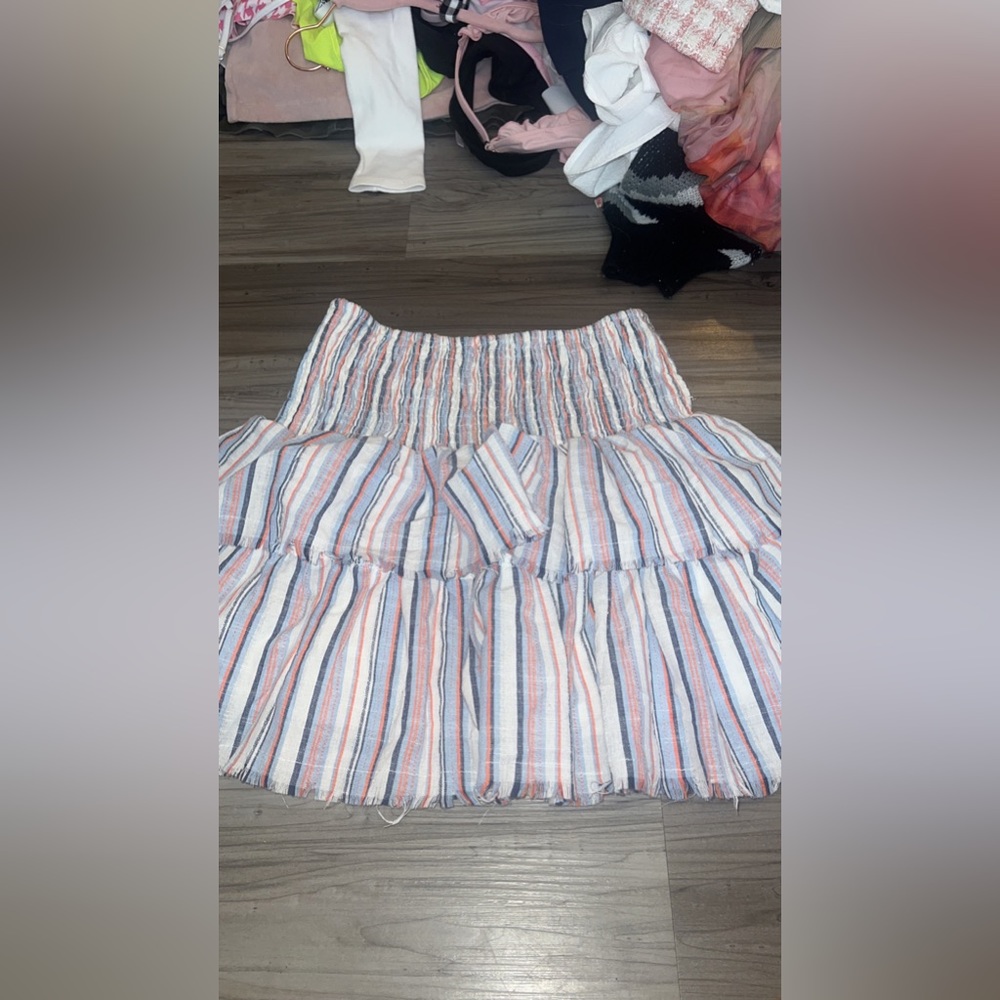 striped skirt